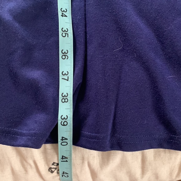 Indigo blue trumpet pencil wiggle dress keyhole L - Picture 5 of 11